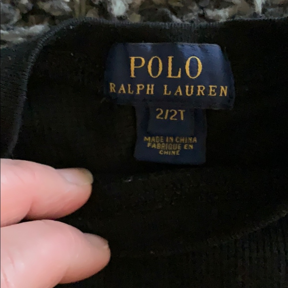 POLO Henley, Black and Yellow. EUC - Picture 2 of 4